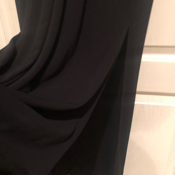 Red/Black Long Cocktail Dress - Picture 4 of 6